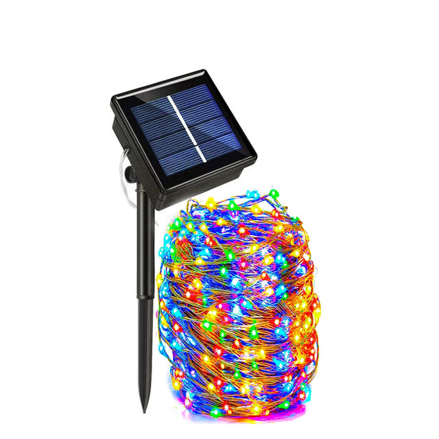 Outdoor Solar String Lights with 8 Lighting Modes