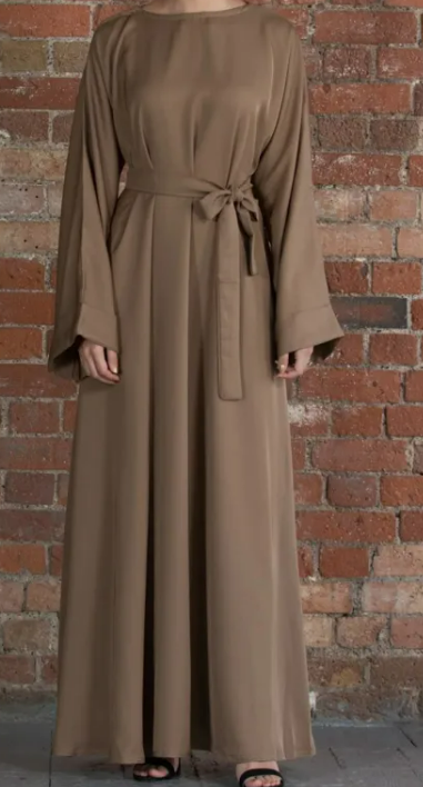 Basic Middle Eastern Turkish solid color plus size robe