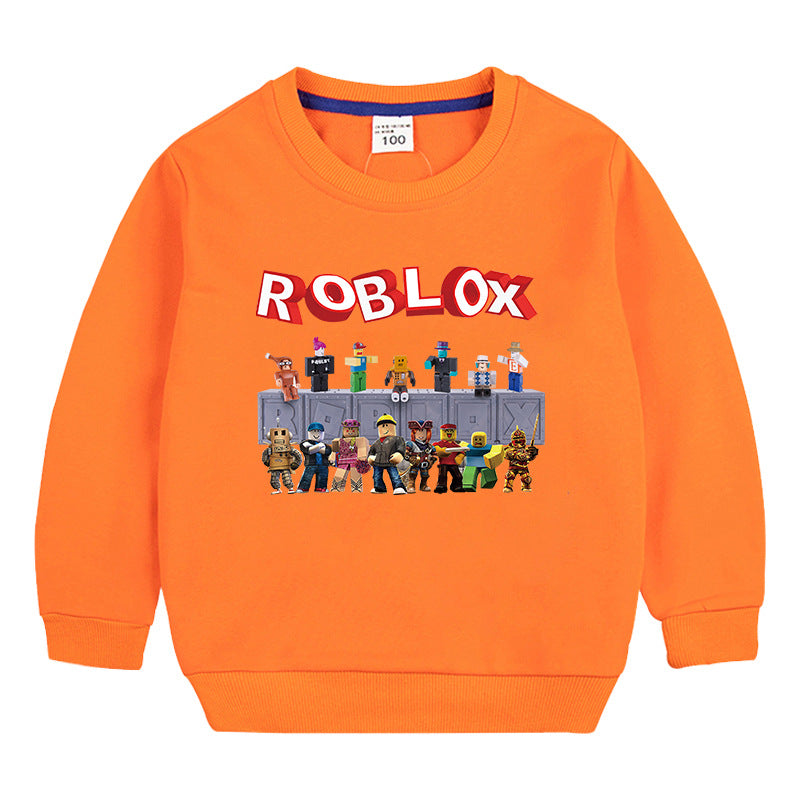 T-shirt à manches longues style coréen Roblox pour enfants 2020