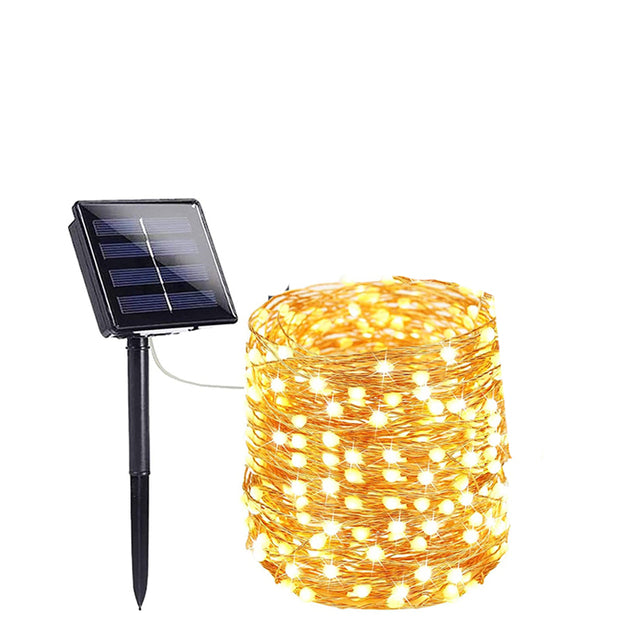 Outdoor Solar String Lights with 8 Lighting Modes