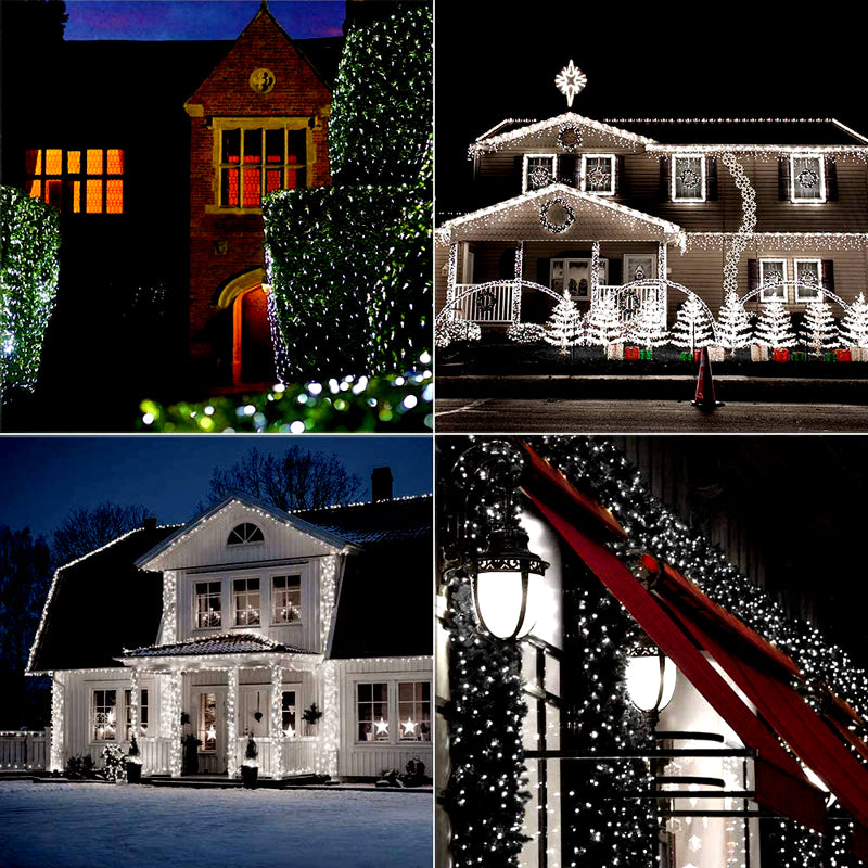 Outdoor Solar String Lights with 8 Lighting Modes