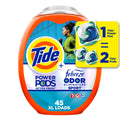 Tide Power Pods Détergent à Lessive avec Febreze Sport, 45 Capsules, Fraîcheur Febreze avec Défense contre les Odeurs Sportives